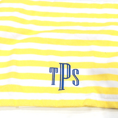 BLOOPER SWIM: Monogrammed  Beach Towel