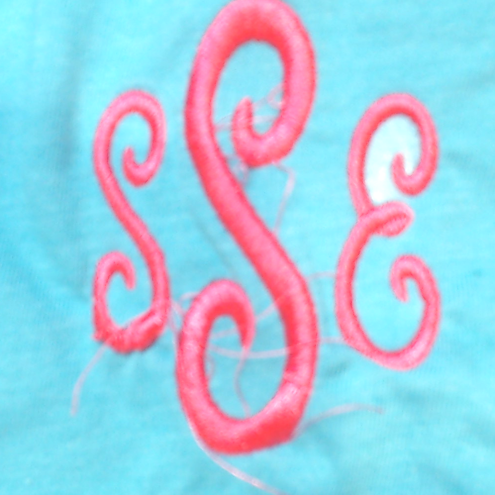 BLOOPER CLOTHING: Monogrammed Scalloped Tank Top