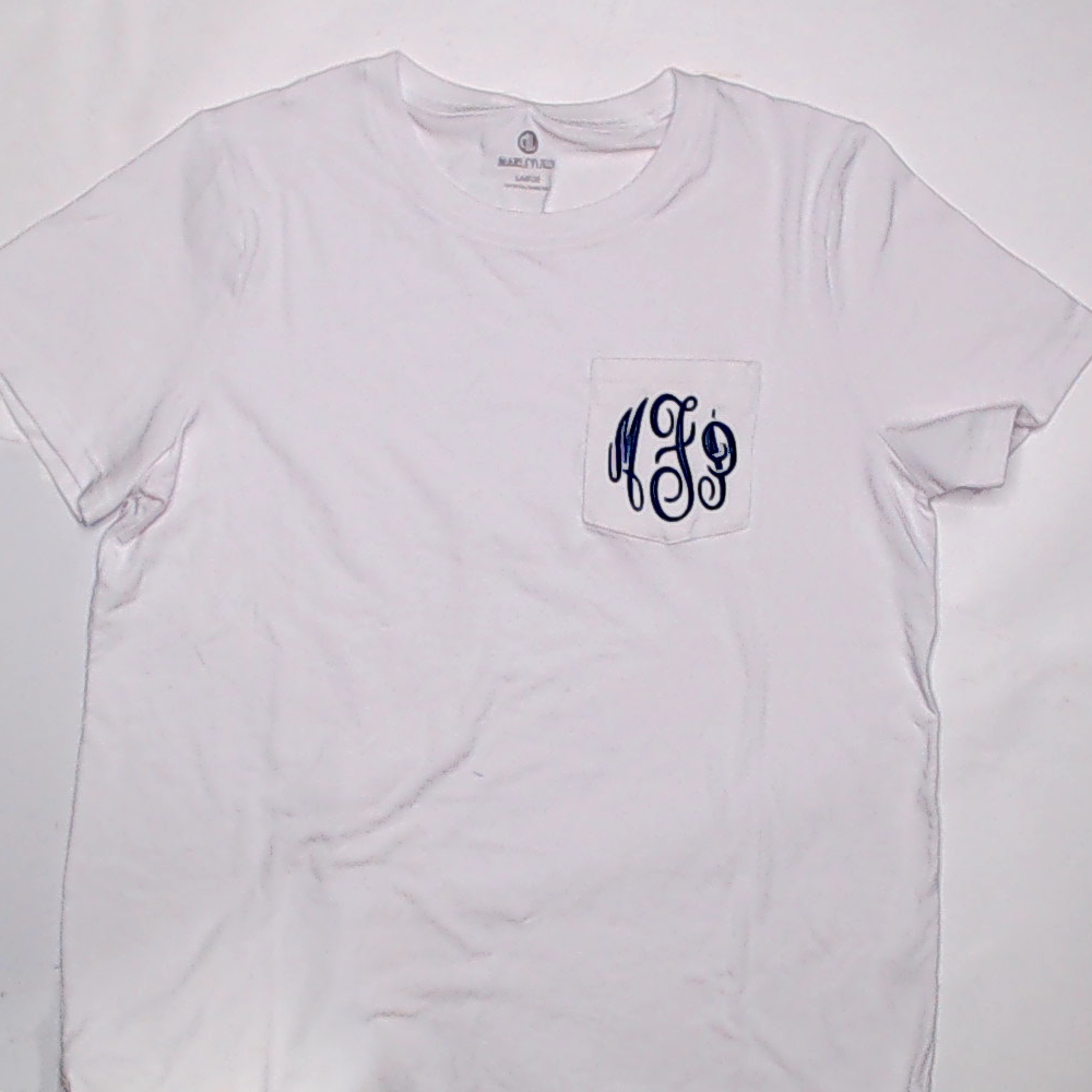 BLOOPER CLOTHING: Monogrammed Pocket T-Shirt