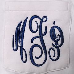 BLOOPER CLOTHING: Monogrammed Pocket T-Shirt
