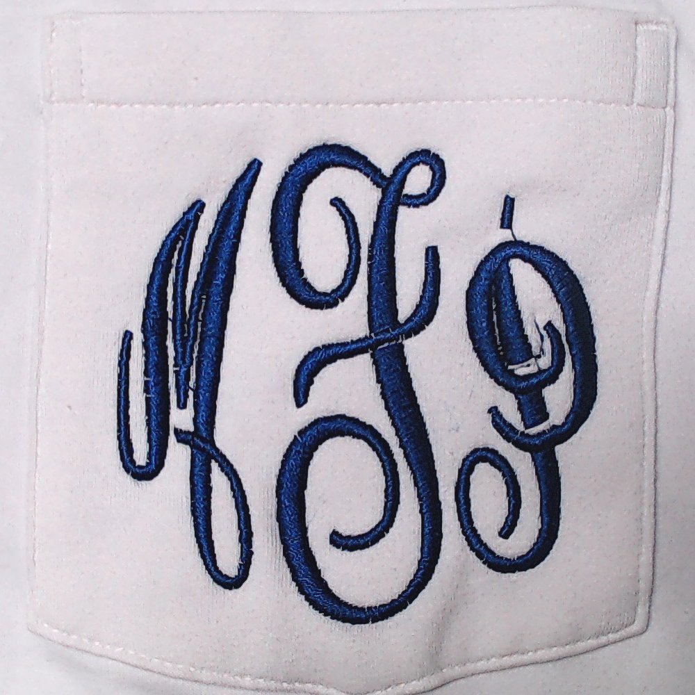 BLOOPER CLOTHING: Monogrammed Pocket T-Shirt