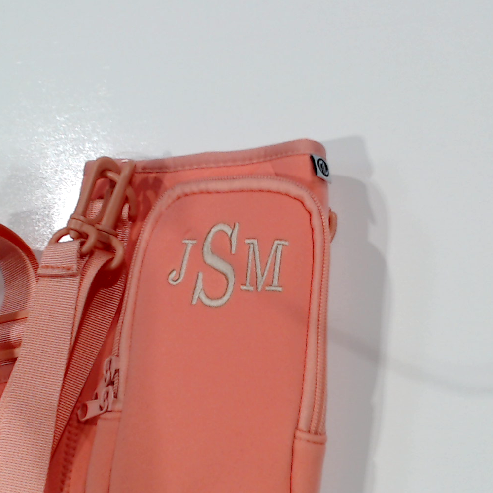 BLOOPER BAG: Monogrammed Water Bottle Holder