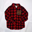 BLOOPER KIDS: Monogrammed Kids Plaid Layering Tunic