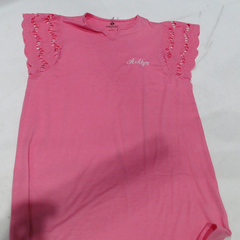 BLOOPER KIDS: Monogrammed Girls Flutter Sleeve Dress