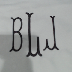 BLOOPER BAG: Monogrammed Extra Large Tote Bag
