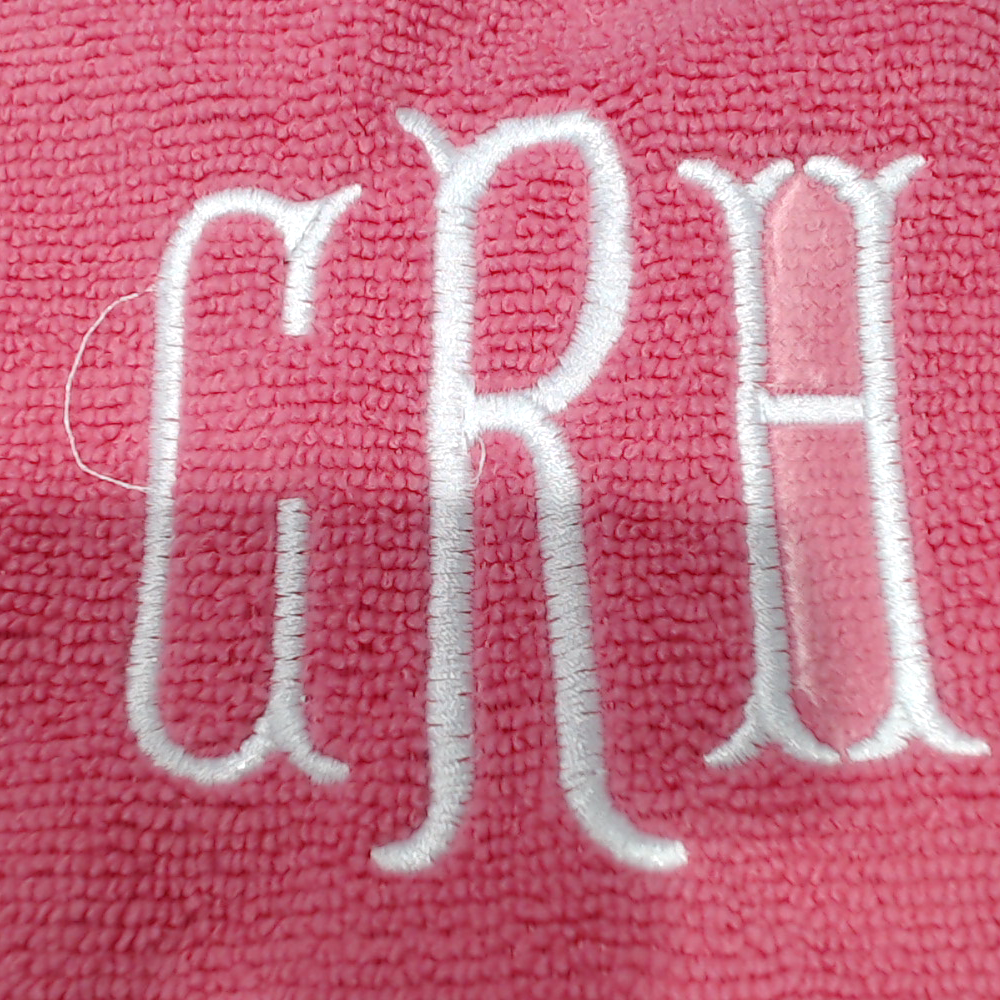 BLOOPER ACCESSORY: Monogrammed Towel Wrap