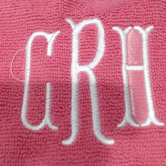 BLOOPER ACCESSORY: Monogrammed Towel Wrap