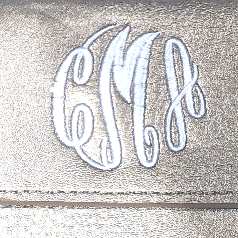 BLOOPER BAG: Monogrammed Phone Wallet Wristlet