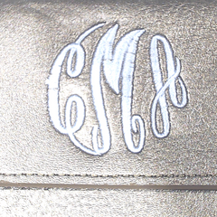 BLOOPER BAG: Monogrammed Phone Wallet Wristlet