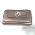 BLOOPER BAG: Monogrammed Phone Wallet Wristlet