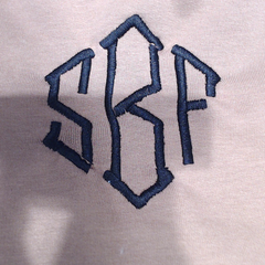 BLOOPER CLOTHING: Monogrammed Quarter Zip Sweatshirt
