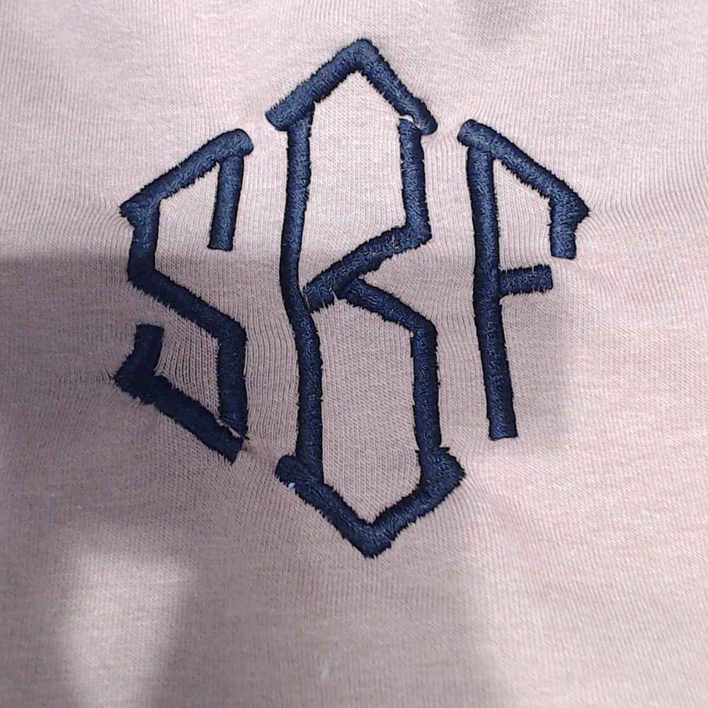BLOOPER CLOTHING: Monogrammed Quarter Zip Sweatshirt