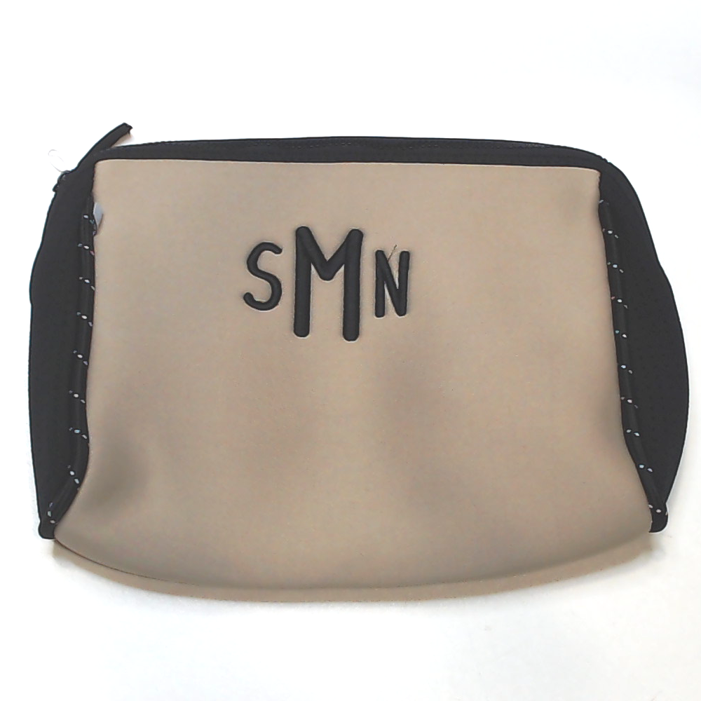 BLOOPER BAG: Monogrammed Neoprene Cosmetic Case