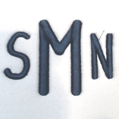 BLOOPER BAG: Monogrammed Neoprene Cosmetic Case