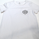 BLOOPER CLOTHING: Monogrammed Scalloped T-Shirt