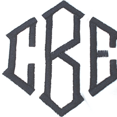 BLOOPER CLOTHING: Monogrammed Scalloped T-Shirt