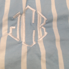 BLOOPER CLOTHING: Monogrammed Ruffle Pajama Top