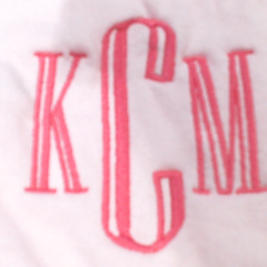 BLOOPER KIDS: Monogrammed Baby Terry Burp Cloth
