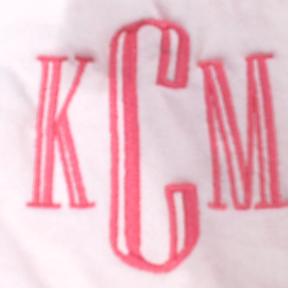BLOOPER KIDS: Monogrammed Baby Terry Burp Cloth