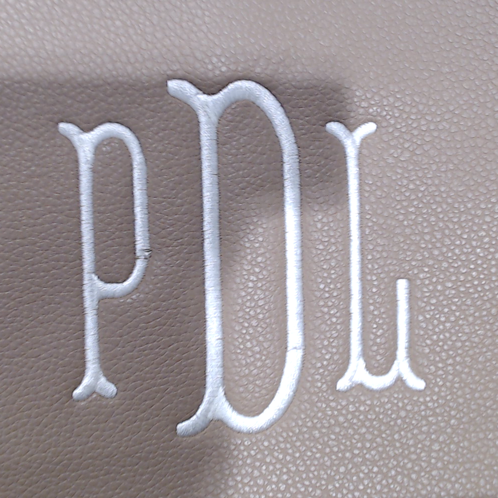 BLOOPER BAG: Monogrammed Bucket Bag