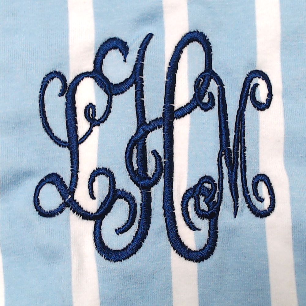 BLOOPER CLOTHING: Monogrammed Ruffle Top