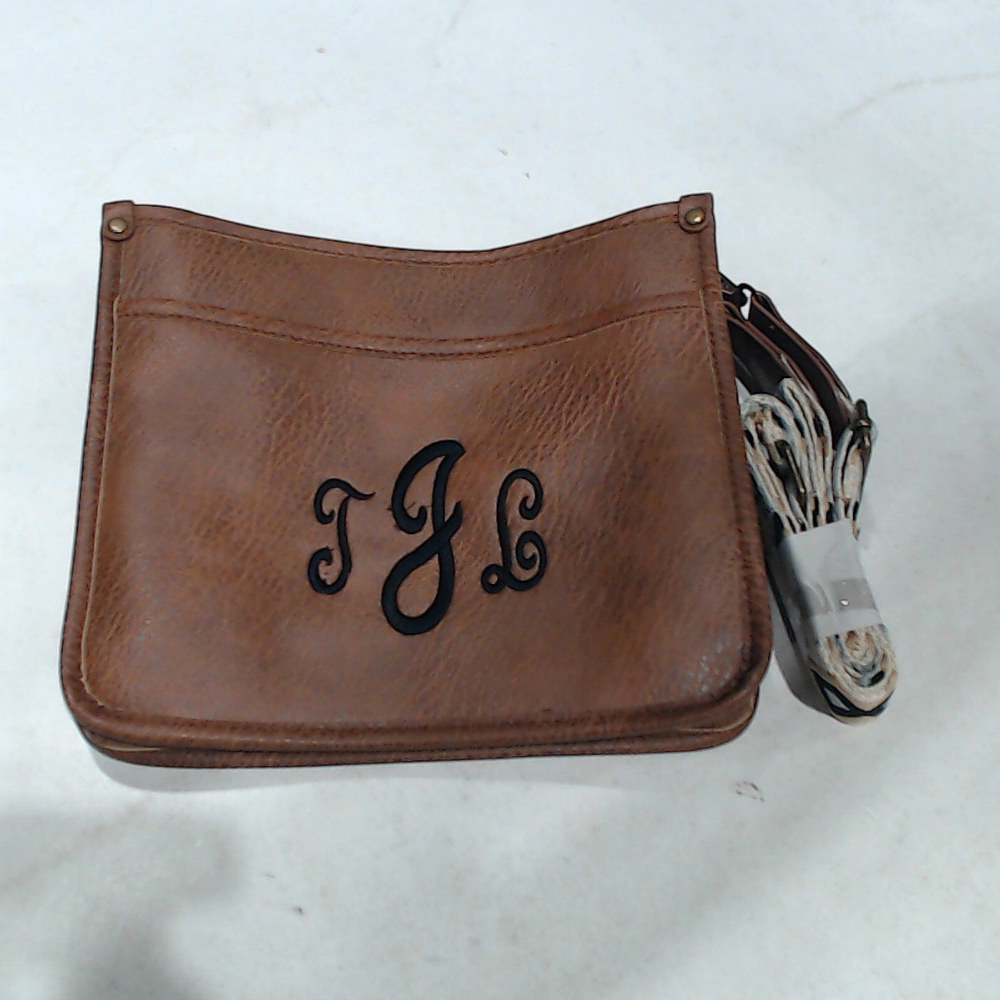 BLOOPER BAG: Monogrammed Saddlebag