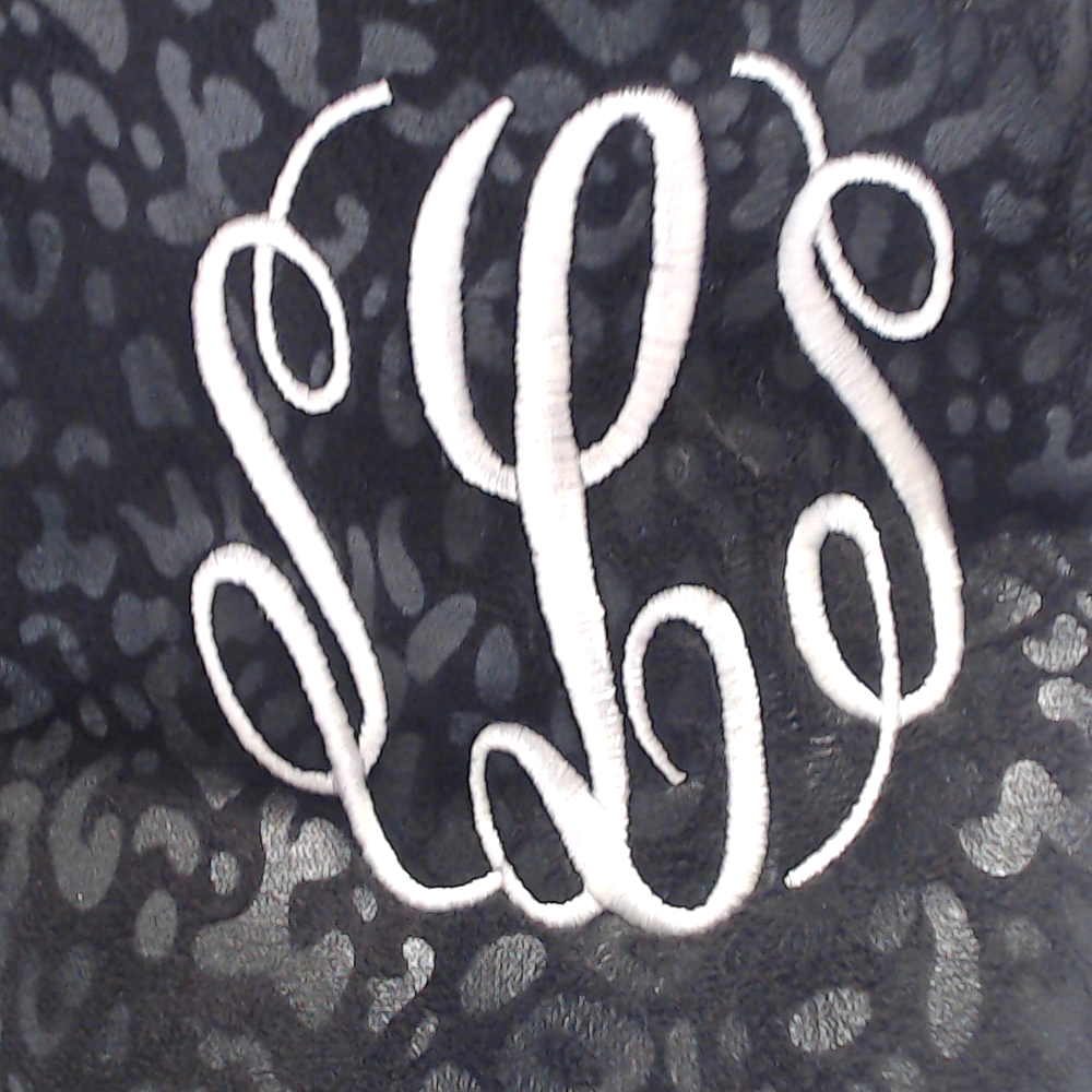 BLOOPER SHOES: Monogrammed Sherpa Tie Booties