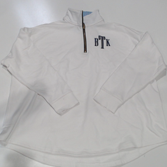 BLOOPER CLOTHING: Monogrammed Quarter Zip Sweatshirt