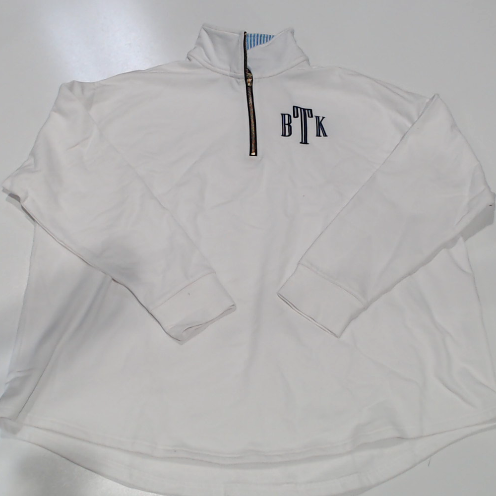 BLOOPER CLOTHING: Monogrammed Quarter Zip Sweatshirt