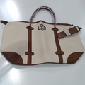 BLOOPER BAG: Monogrammed Vintage Weekender