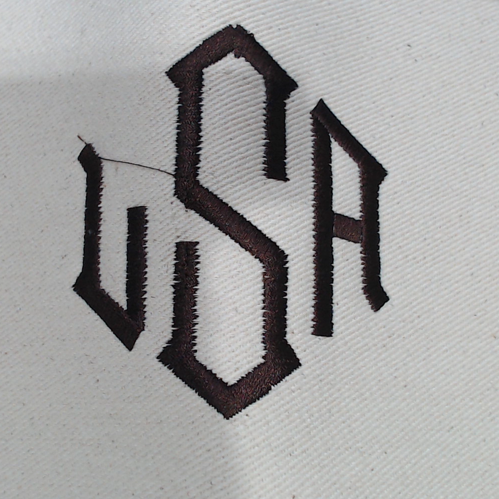 BLOOPER BAG: Monogrammed Vintage Weekender