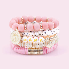mama bracelet stack for mothers day