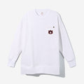 Auburn Tigers Crewneck Sweatshirt in White