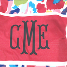 BLOOPER ACCESSORY: Monogrammed Chair Cover