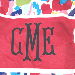 BLOOPER ACCESSORY: Monogrammed Chair Cover