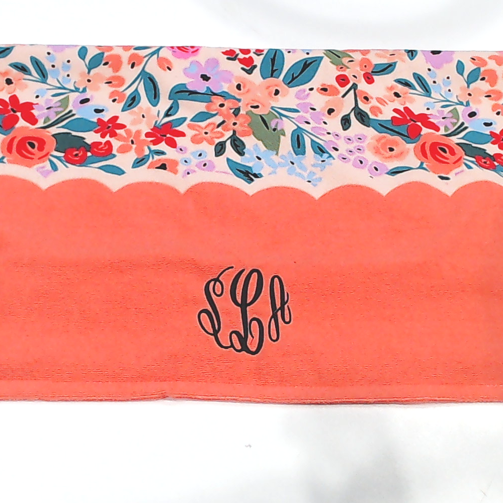 BLOOPER SWIM: Monogrammed Beach Towel