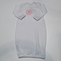 BLOOPER KIDS: Monogrammed Baby Layette Gown