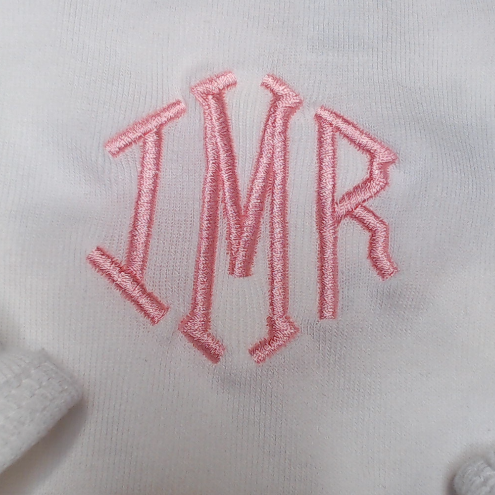 BLOOPER KIDS: Monogrammed Baby Layette Gown