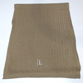 BLOOPER ACCESSORY: Monogrammed Cable Knit Scarf
