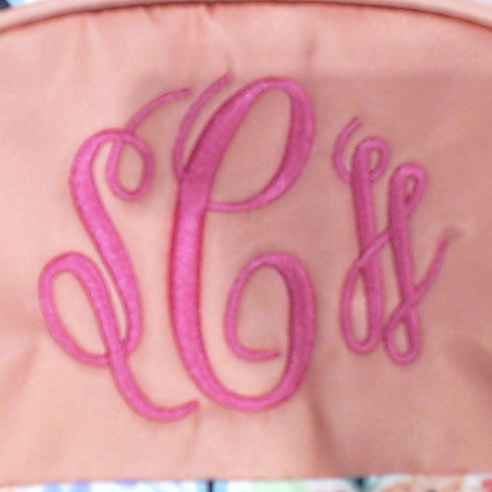 BLOOPER BAG: Monogrammed Backpack