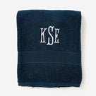 Monogrammed Bath Towel | Navy
