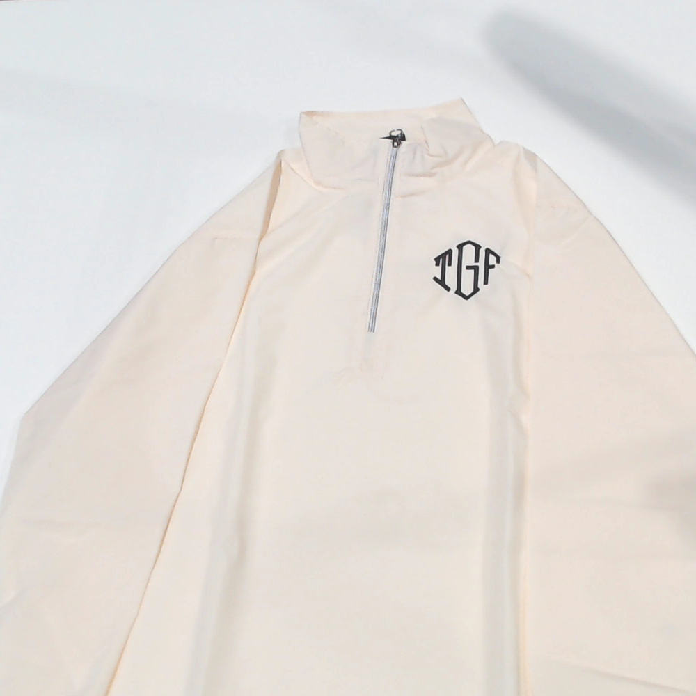 BLOOPER CLOTHING: Monogrammed Windbreaker Pullover