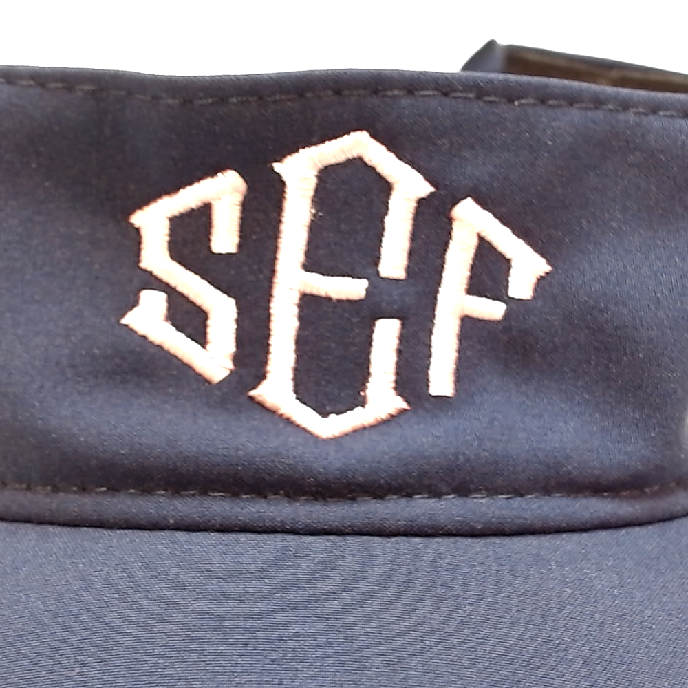 BLOOPER ACCESSORY: Monogrammed Visor