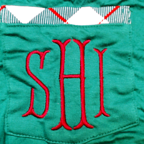 BLOOPER CLOTHING: Monogrammed Pajama Top