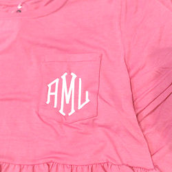 BLOOPER CLOTHING: Monogrammed T-Shirt Dress