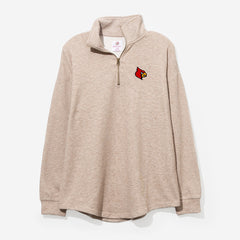 Louisville Cardinals Heathered Fleece Pullover WBG