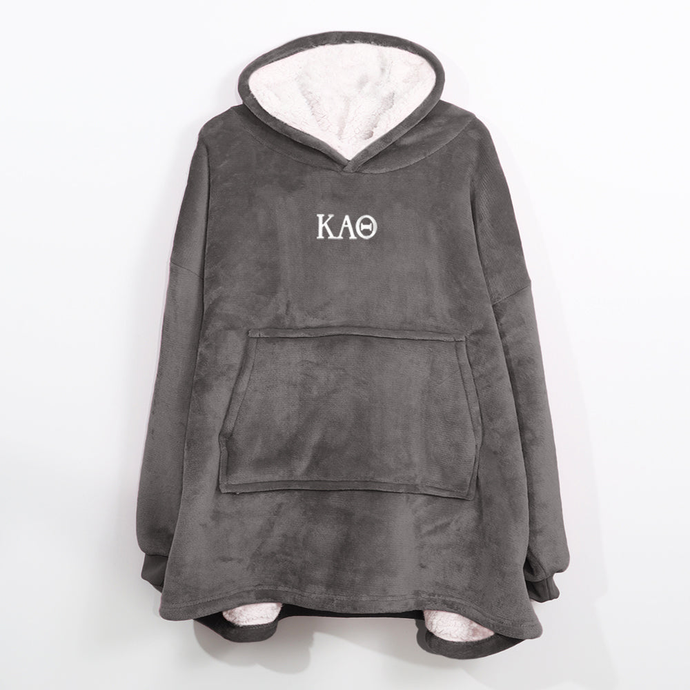 kappa alpha theta blanket hoodie