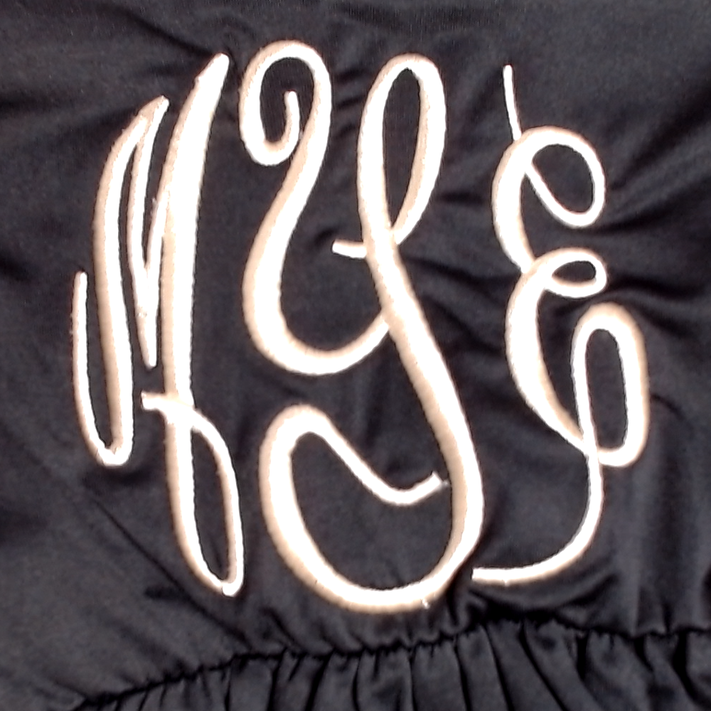 BLOOPER SWIM: Monogrammed Beach Cover Up