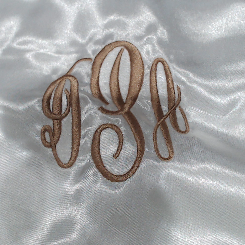 BLOOPER ACCESSORY: Monogrammed Satin Pillowcase and Scrunchie Set