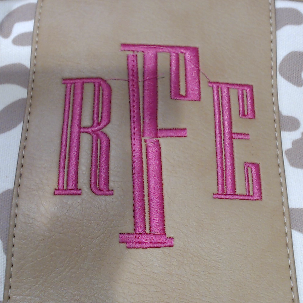 BLOOPER BAG: Monogrammed Leopard Weekender